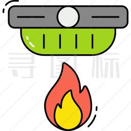火灾传感器图标