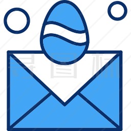 复活节邮件图标