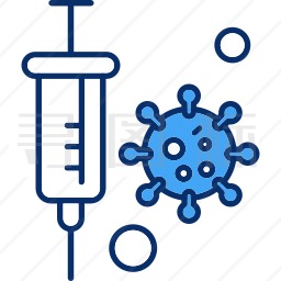 病毒疫苗图标