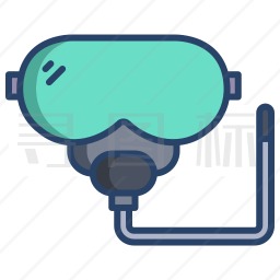 潜水面罩图标