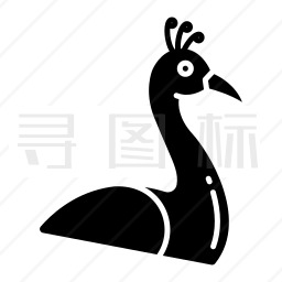 孔雀图标