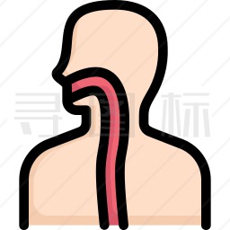 喉咙图标