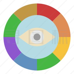 色彩理论图标