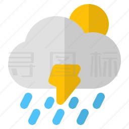 雷雨图标