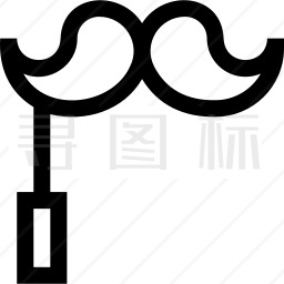 小胡子图标