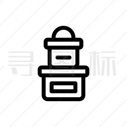 纸板箱图标