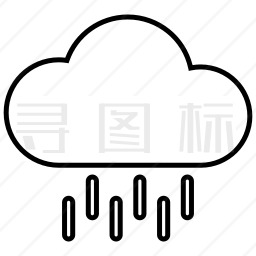 大雨图标