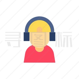 电台的音乐节目主持人图标