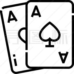 扑克卡图标