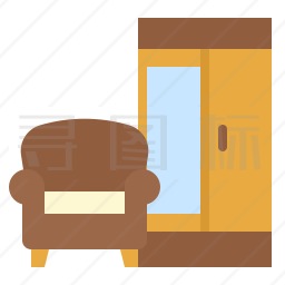 家具和软管图标