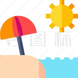 海滩图标