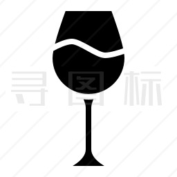 葡萄酒杯图标