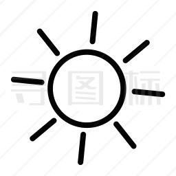 太阳图标