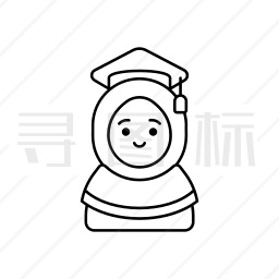 毕业生图标