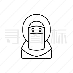 穆斯林女人图标