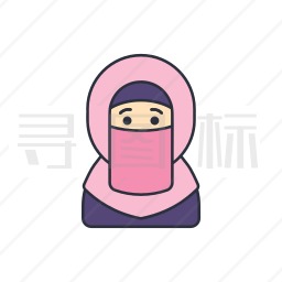 穆斯林女人图标