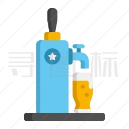 啤酒龙头图标