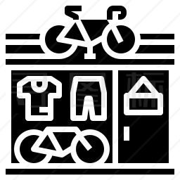 自行车店图标