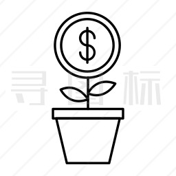 盆栽植物图标