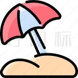 阳伞图标
