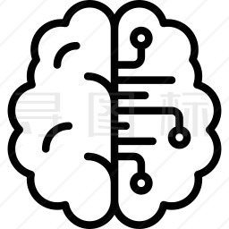 人类的大脑图标