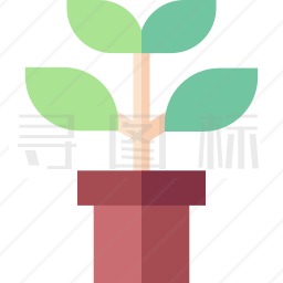 盆栽植物图标