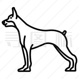 杜宾犬图标