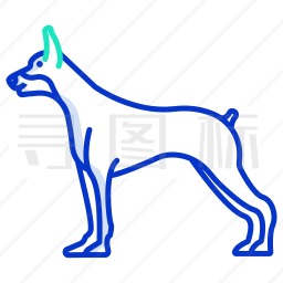 杜宾犬图标