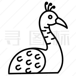 孔雀图标