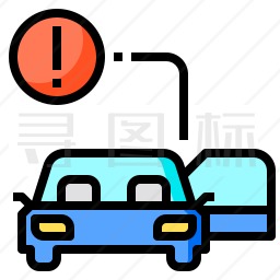 汽车报警器图标