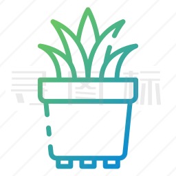 盆栽植物图标