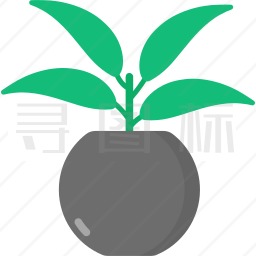 盆栽植物图标