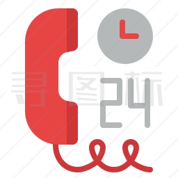 24小时支持图标