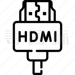 HDMI电缆图标