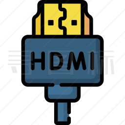 HDMI电缆图标