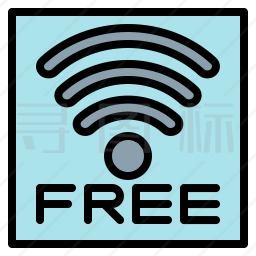 免费WiFi图标