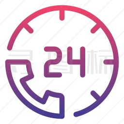 24小时支持图标