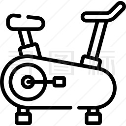 健身自行车图标