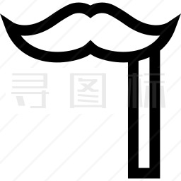 小胡子图标