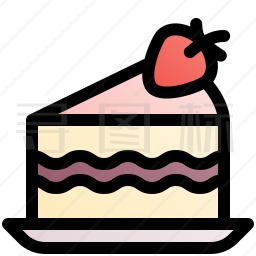 蛋糕片图标