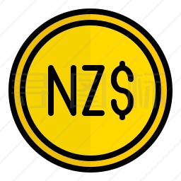 新西兰元图标