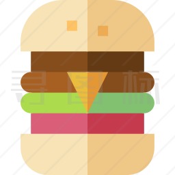 双层汉堡图标