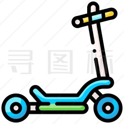 电动滑板车图标