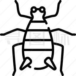 蚜虫怎么画简笔画图片