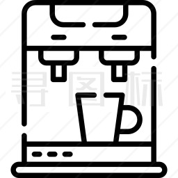 咖啡烘焙机简笔画图片