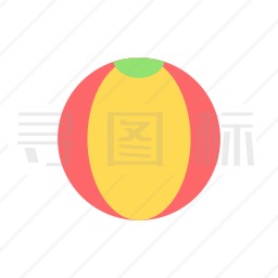 沙滩球图标