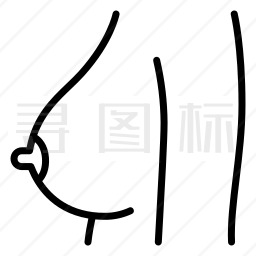 乳房图标