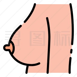 乳房图标