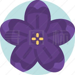 紫丁香图标