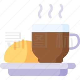 喝咖啡休息时间图标